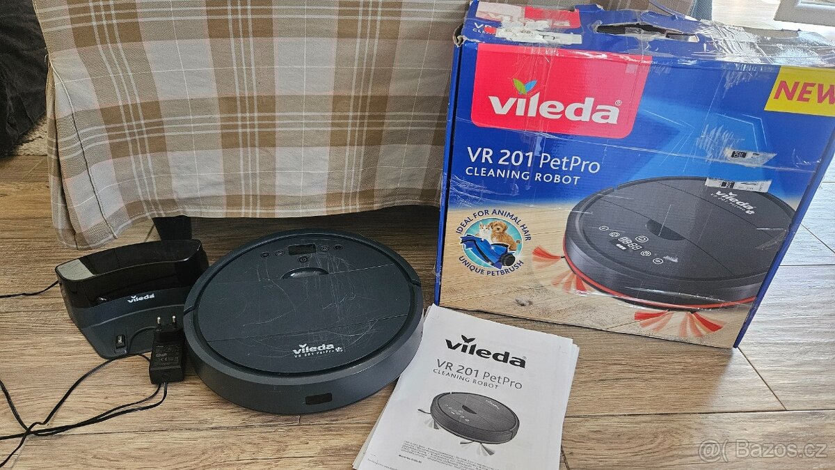 Vysavač robotický Vileda VR201 PetPro
