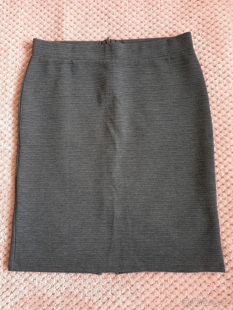 Šedá pouzdrová elegantní sukně Esmara M 40/42