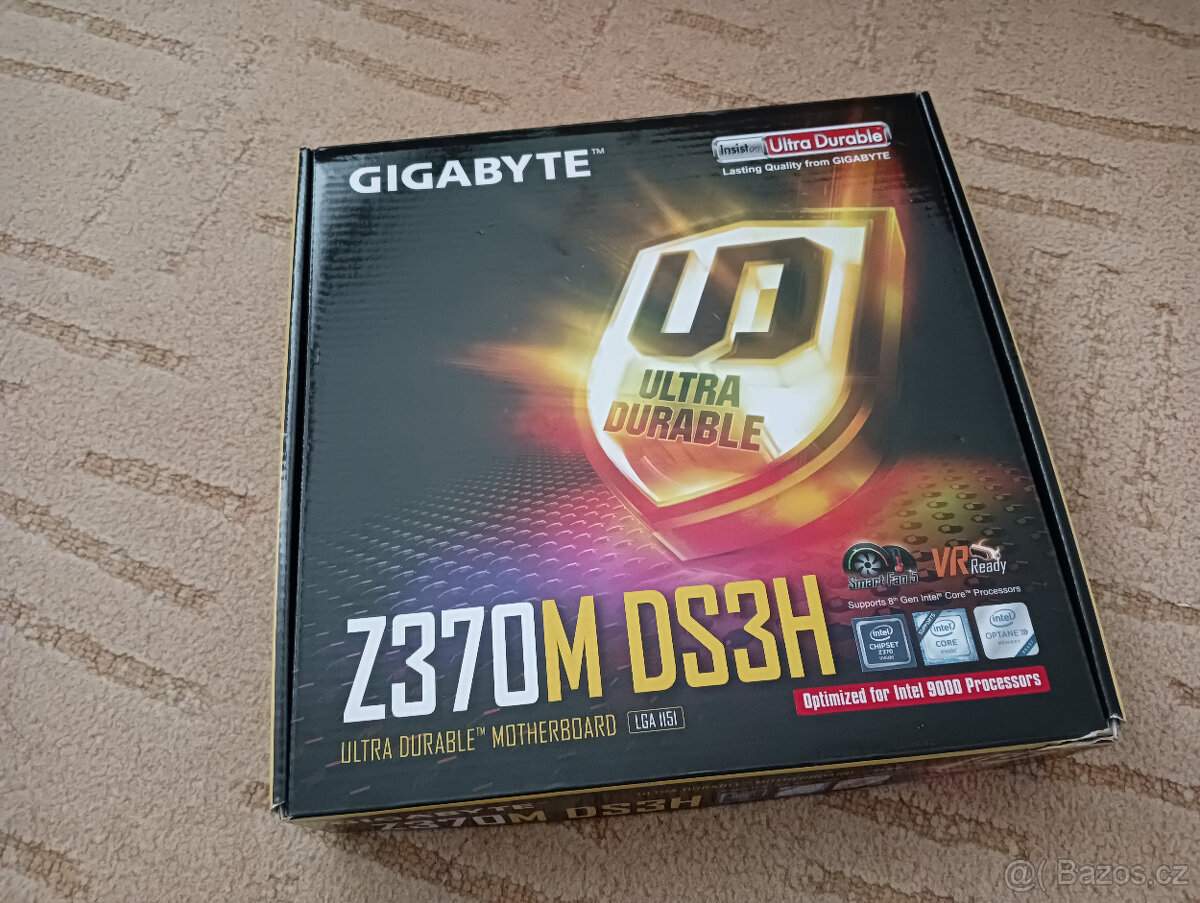 MB Gigabyte Z370M – DS3H, sock. 1151
