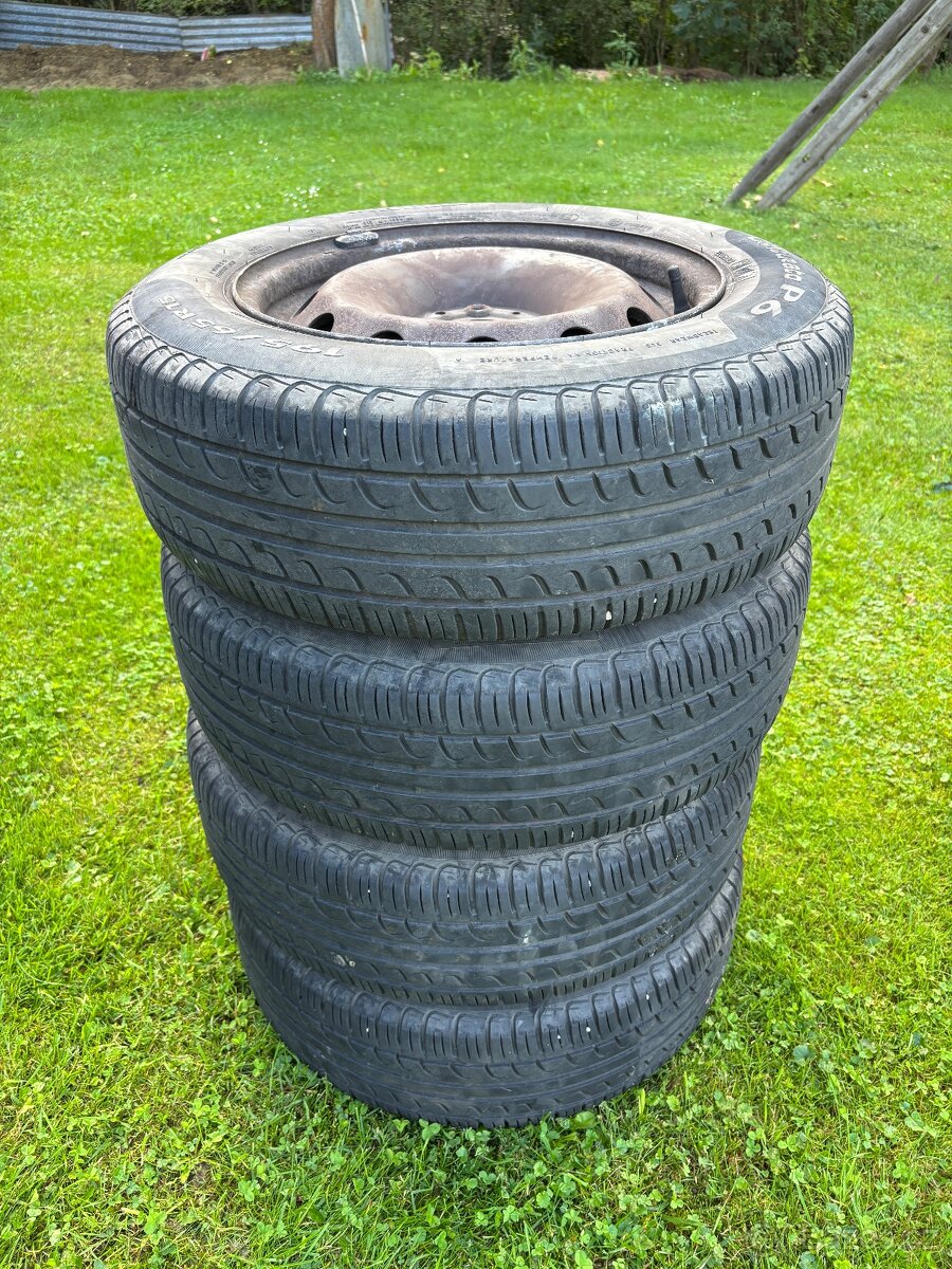 Prodám kola R15 s letními pneu 195/65