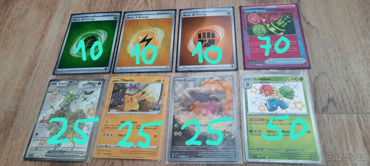 Pokémon karty hity