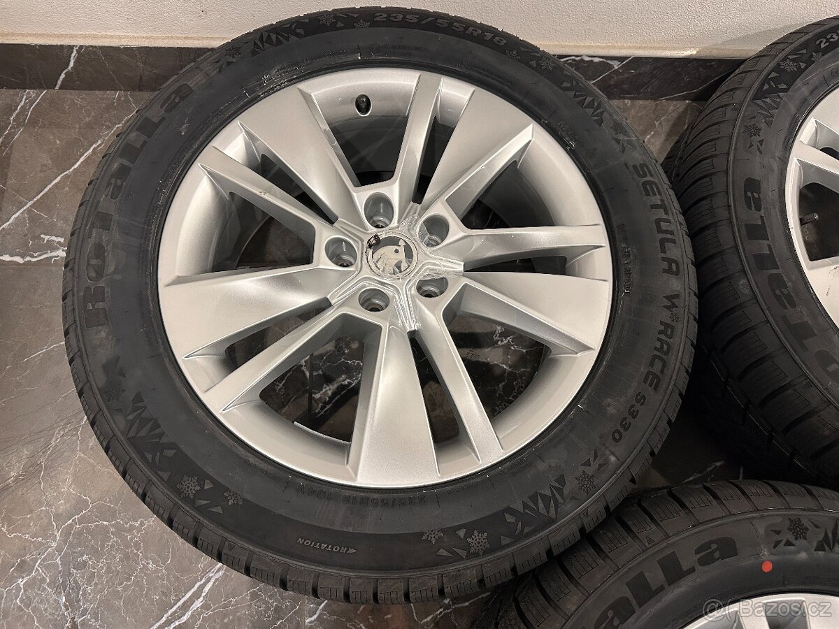 original alu škoda kodiaq r18 zimní 565601025c