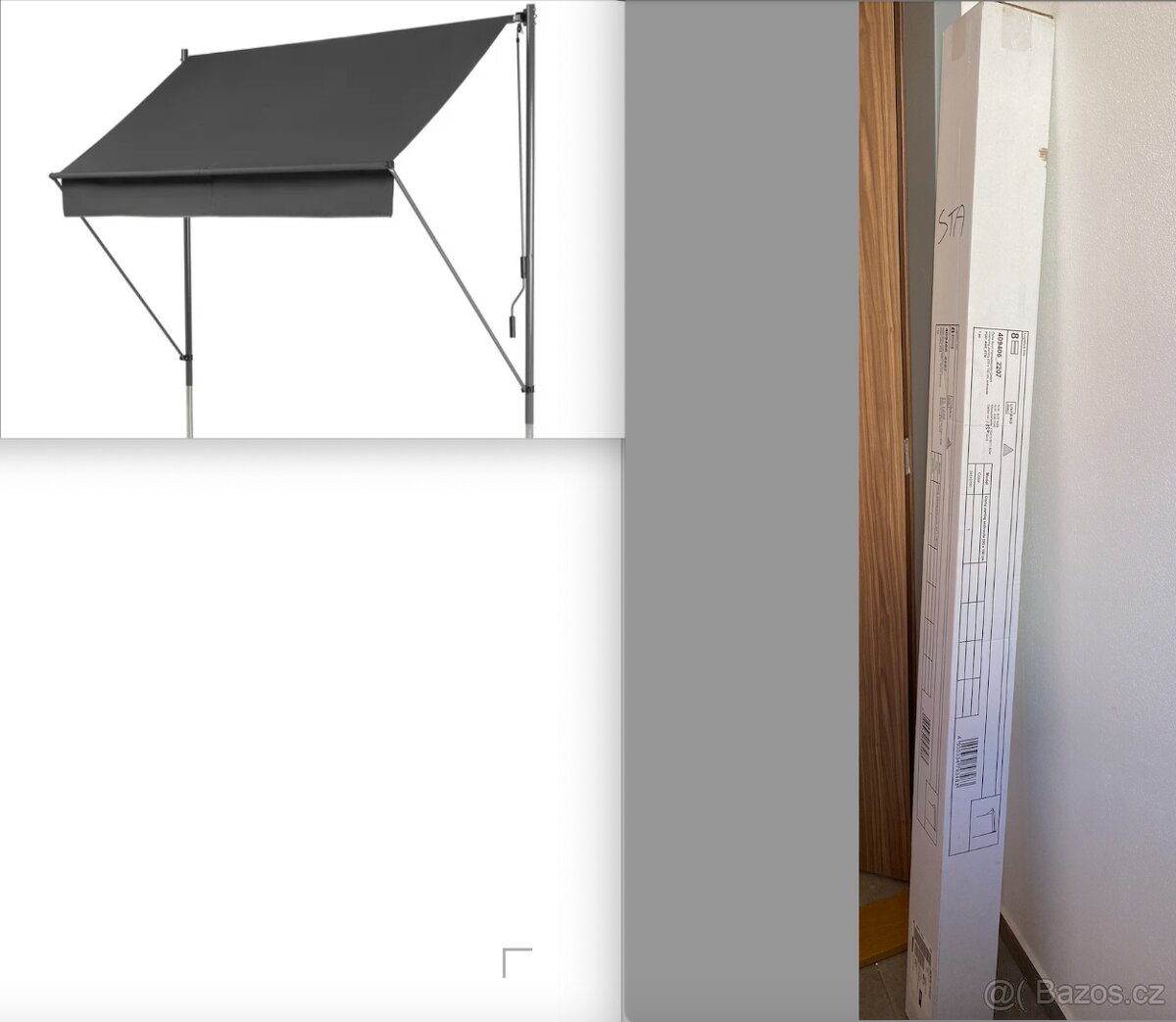 Markýza 2x1,5 m - nová, nerozbalená