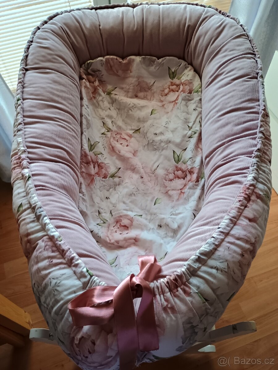 Nové hnízdečko pro miminko+ zavinovačka + mantinel