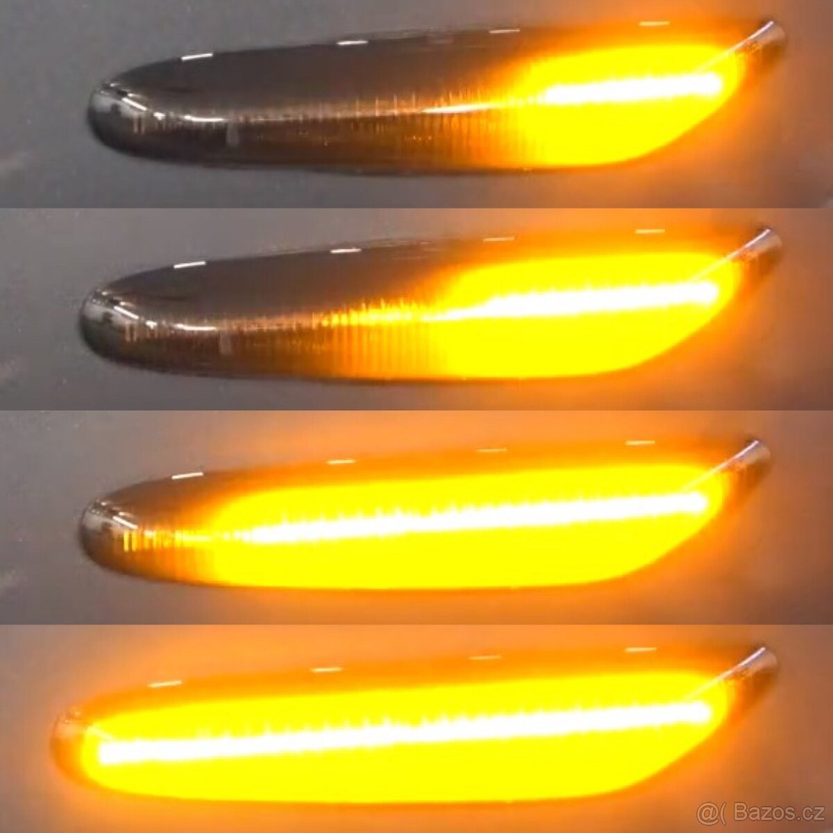 Černé dynamické blinkry BMW -E9x / E60 / E8x / E46