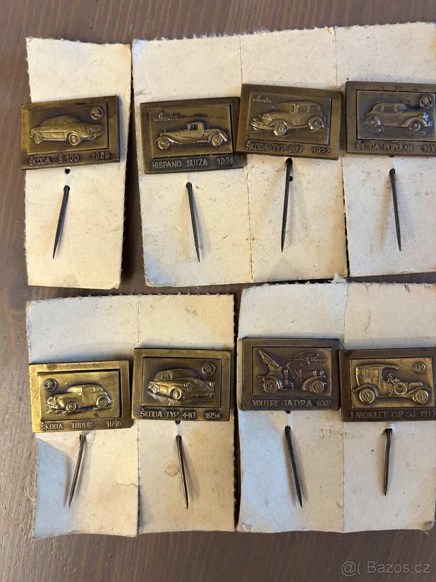 Odznaky auta veteráni CZ