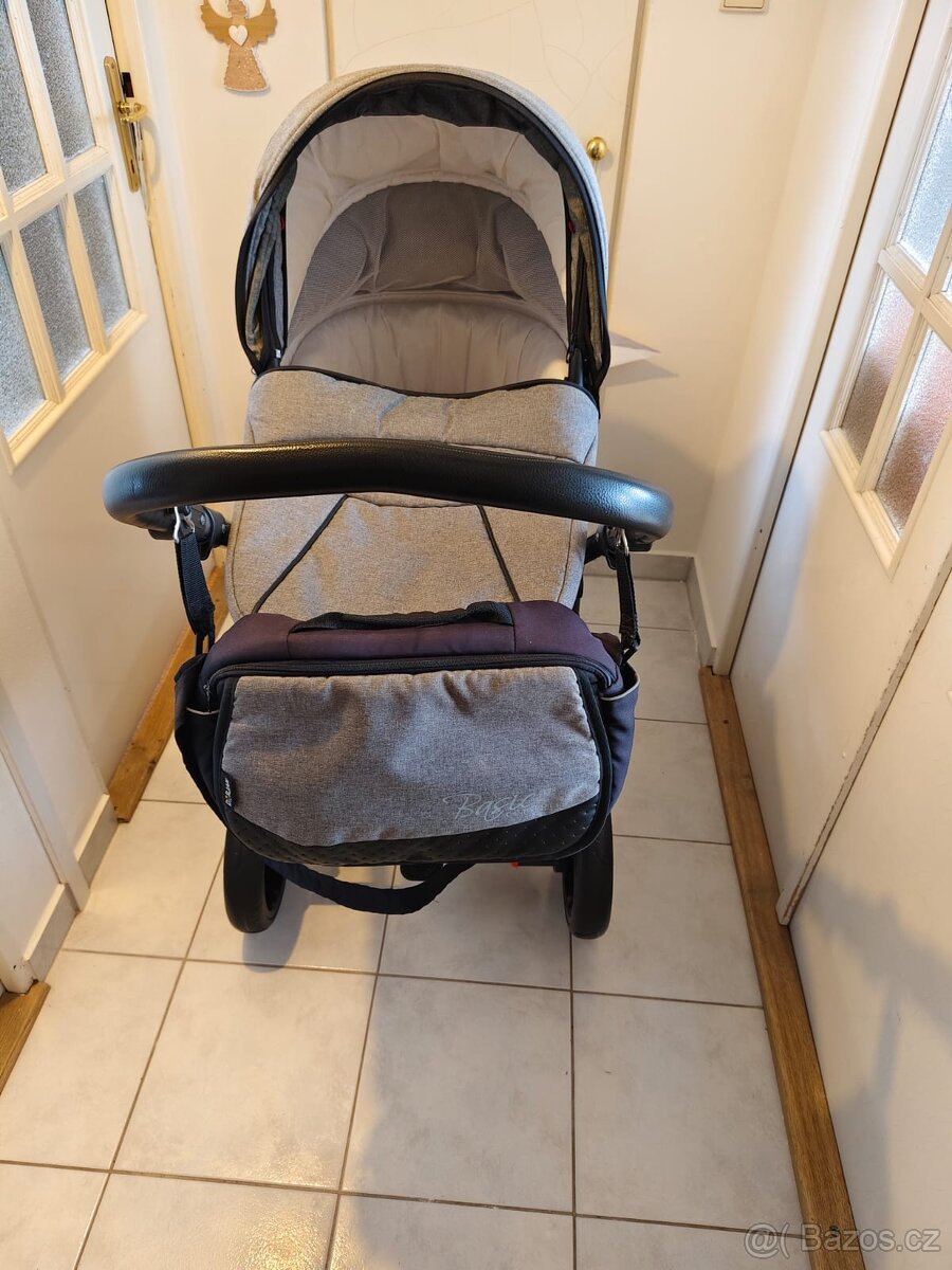 Kočárek Dorjan comfort dvojkombinace + vajíčko Cybex Aton 5