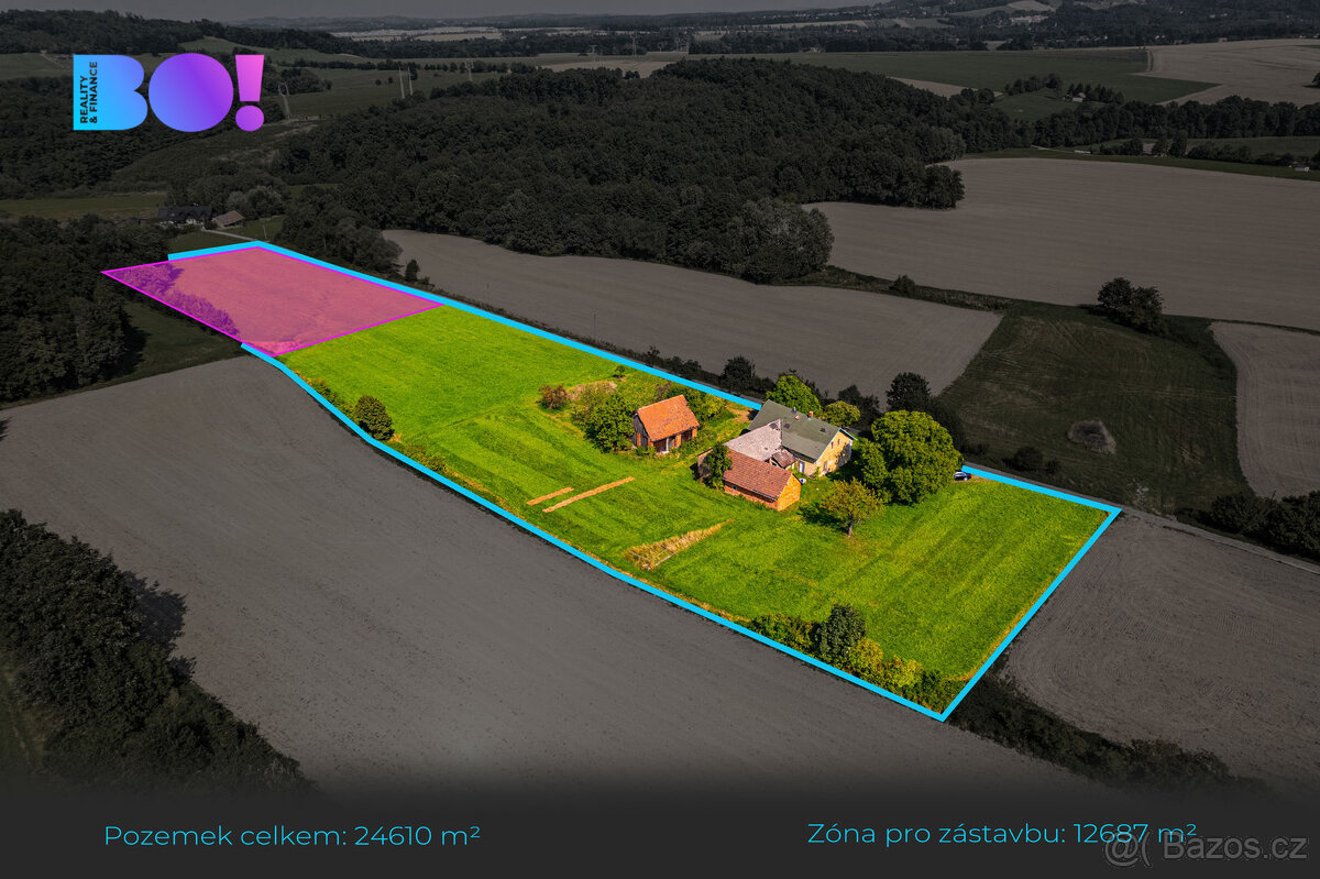 Prodej pozemků se stavbou, Janovice