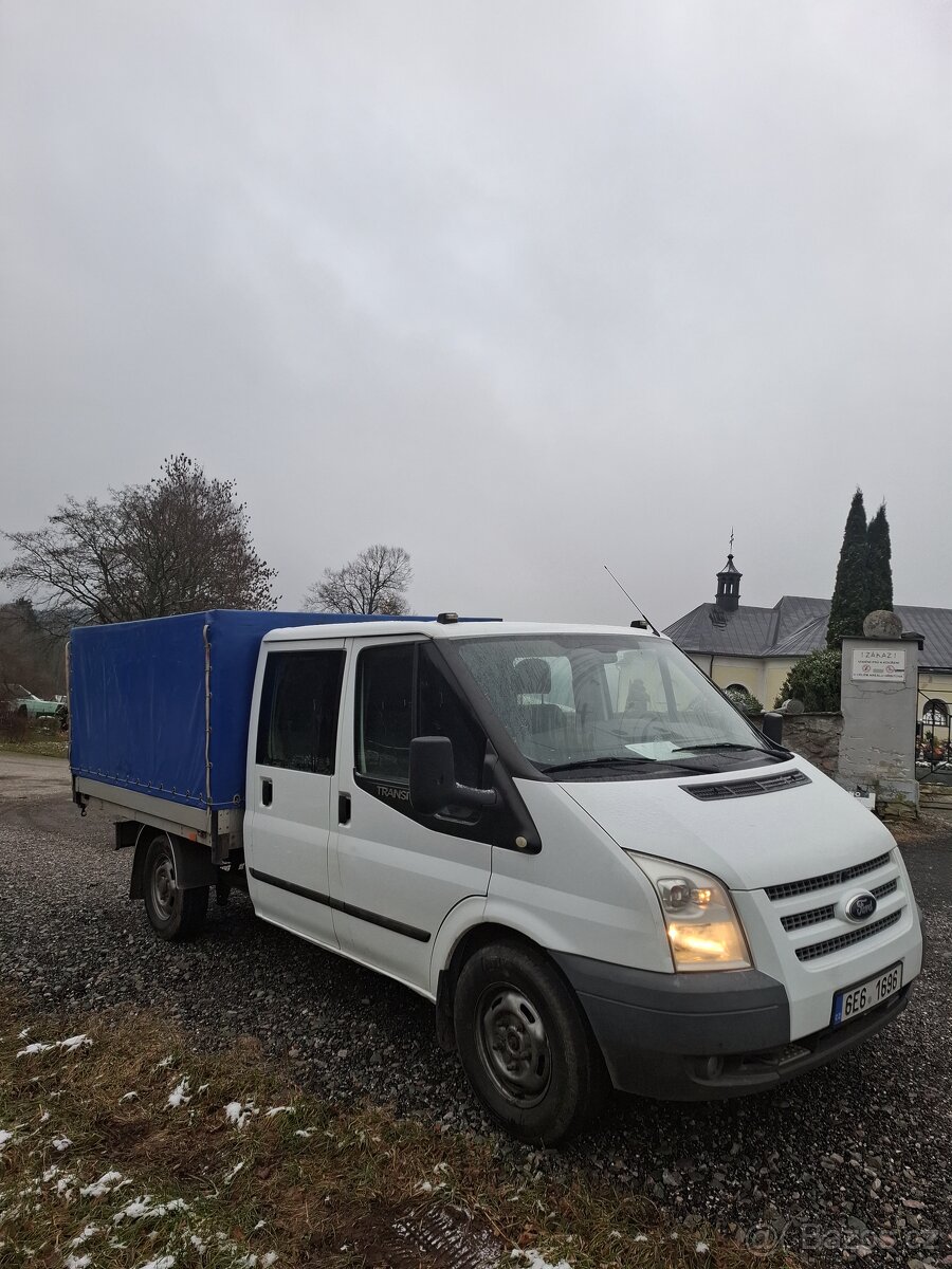 Ford transit 4x4 valník 6 míst