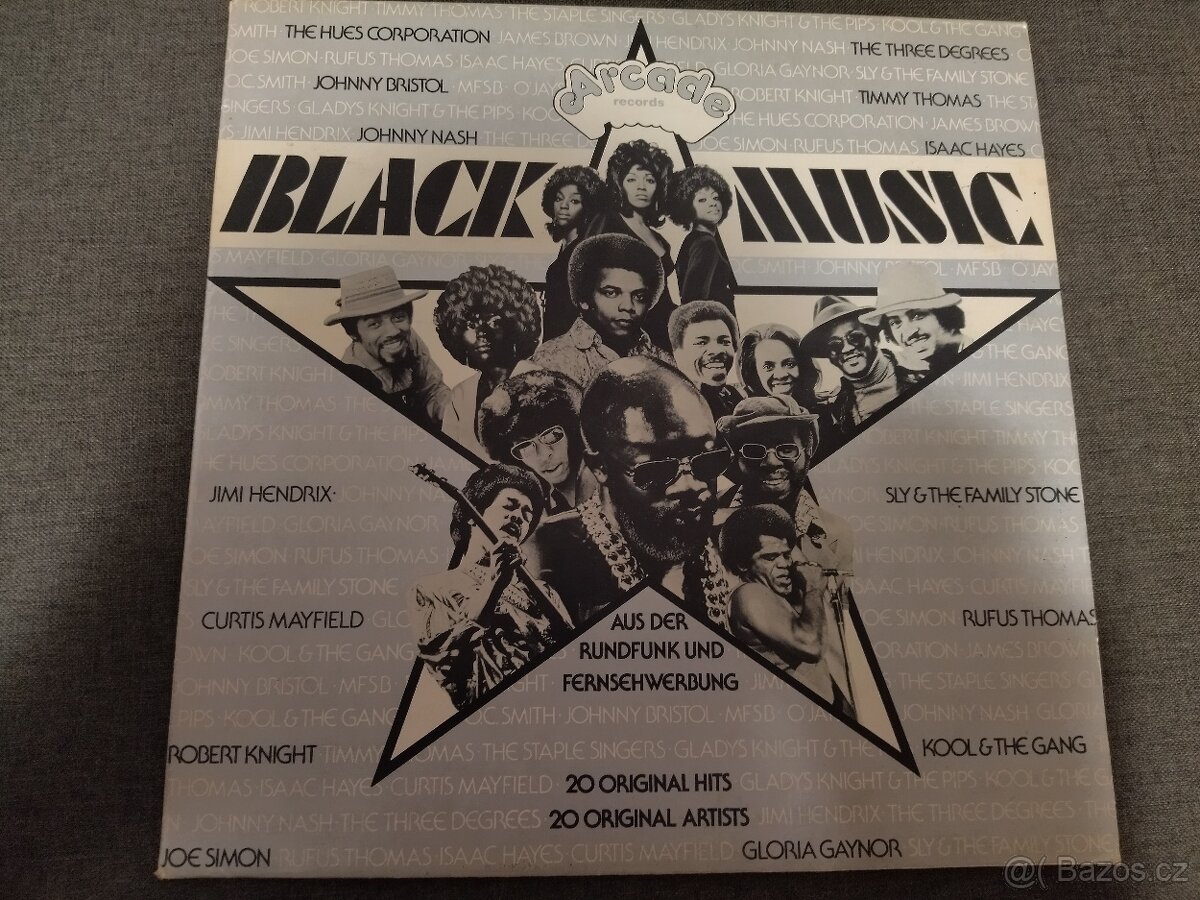 LP - BLACK MUSIC - Jimi Hendrix atd..kat.č. ADE G4