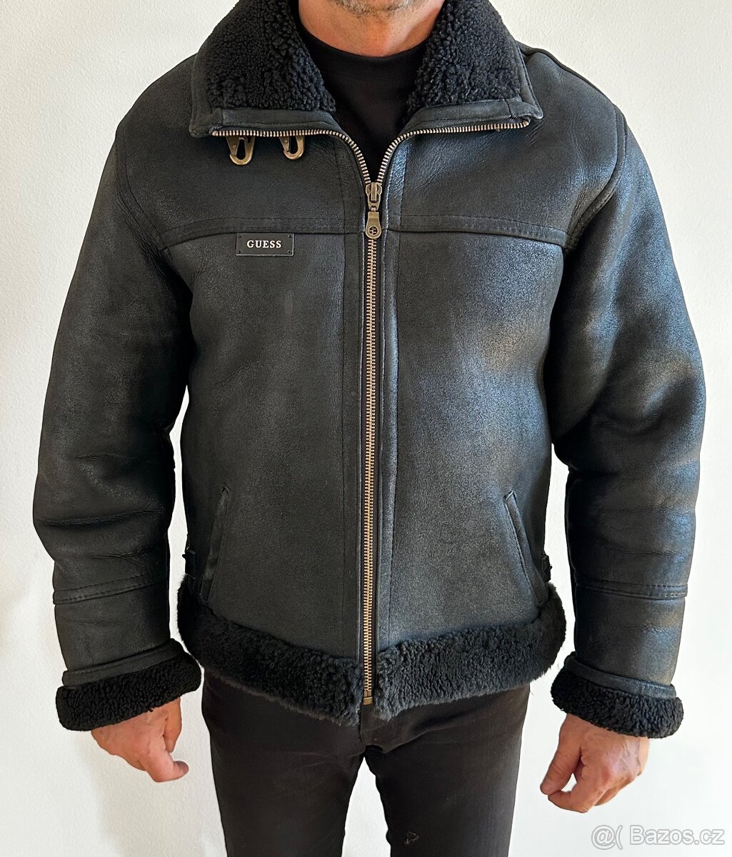Prodám pánskou  koženou bundu Guess