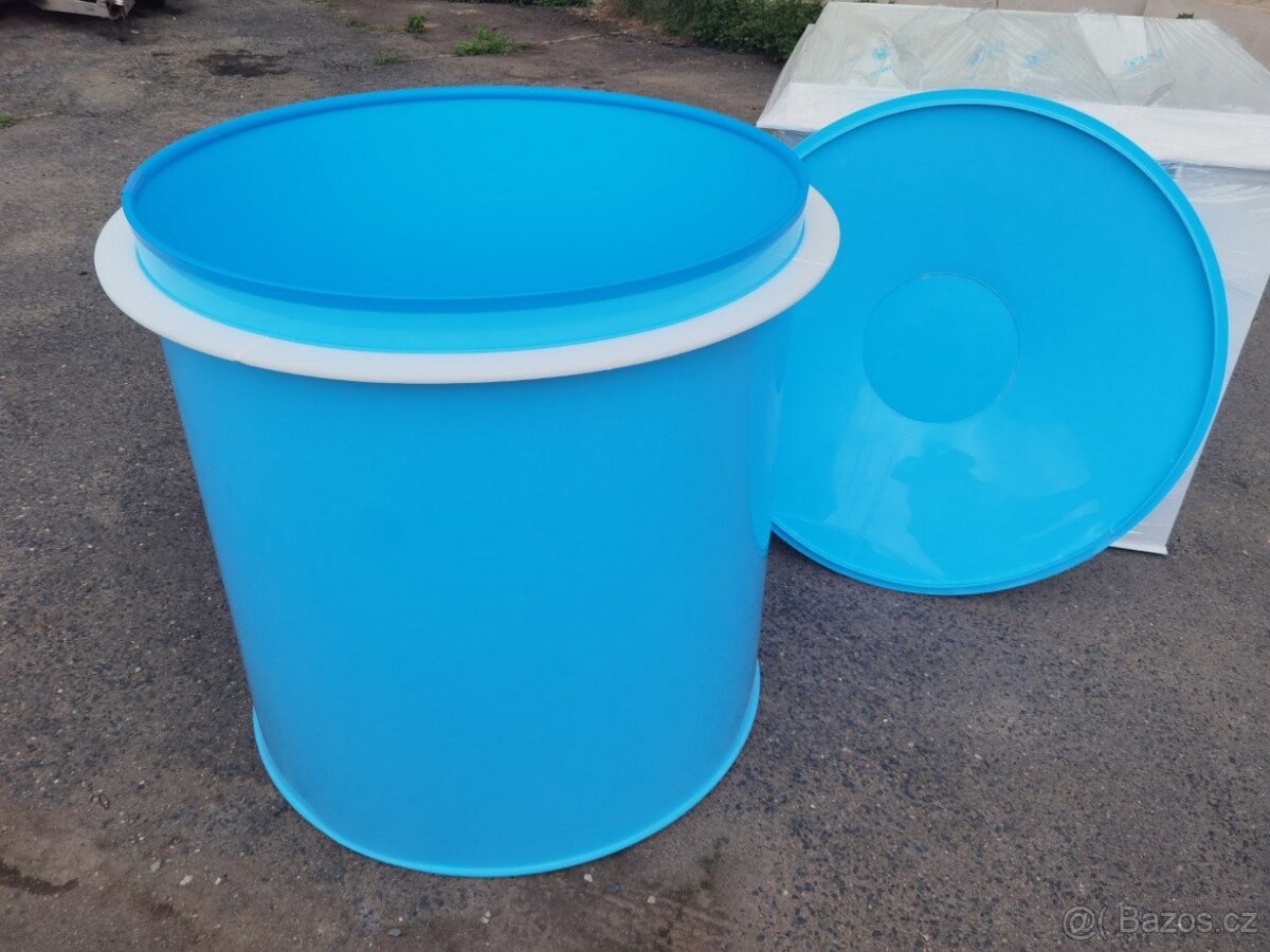 Plastová ochlazovací kád 150x150cm, (Modrá/Bílá)