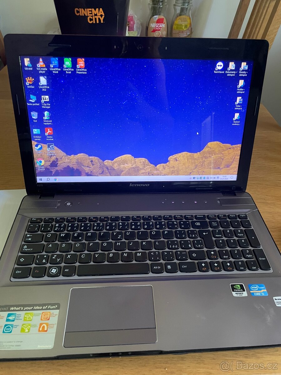 Herní Lenovo IdeaPad Y570