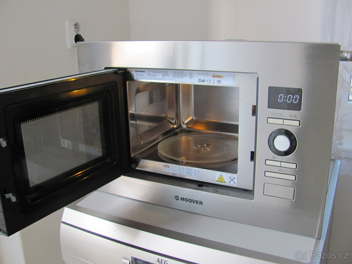 MIKROVLNNÁ VESTAVNÁ TROUBA HOOVER - NEREZ - GRIL
