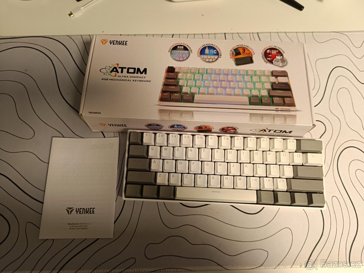 YENKEE ATOM, Kailh Box White, US