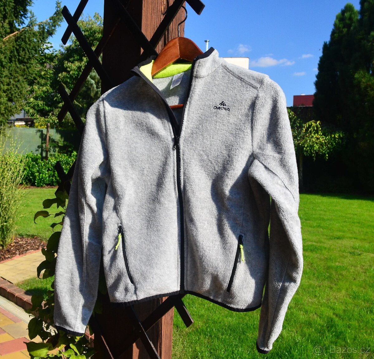 Dětská fleecová mikina zn. QUECHUA, šedá