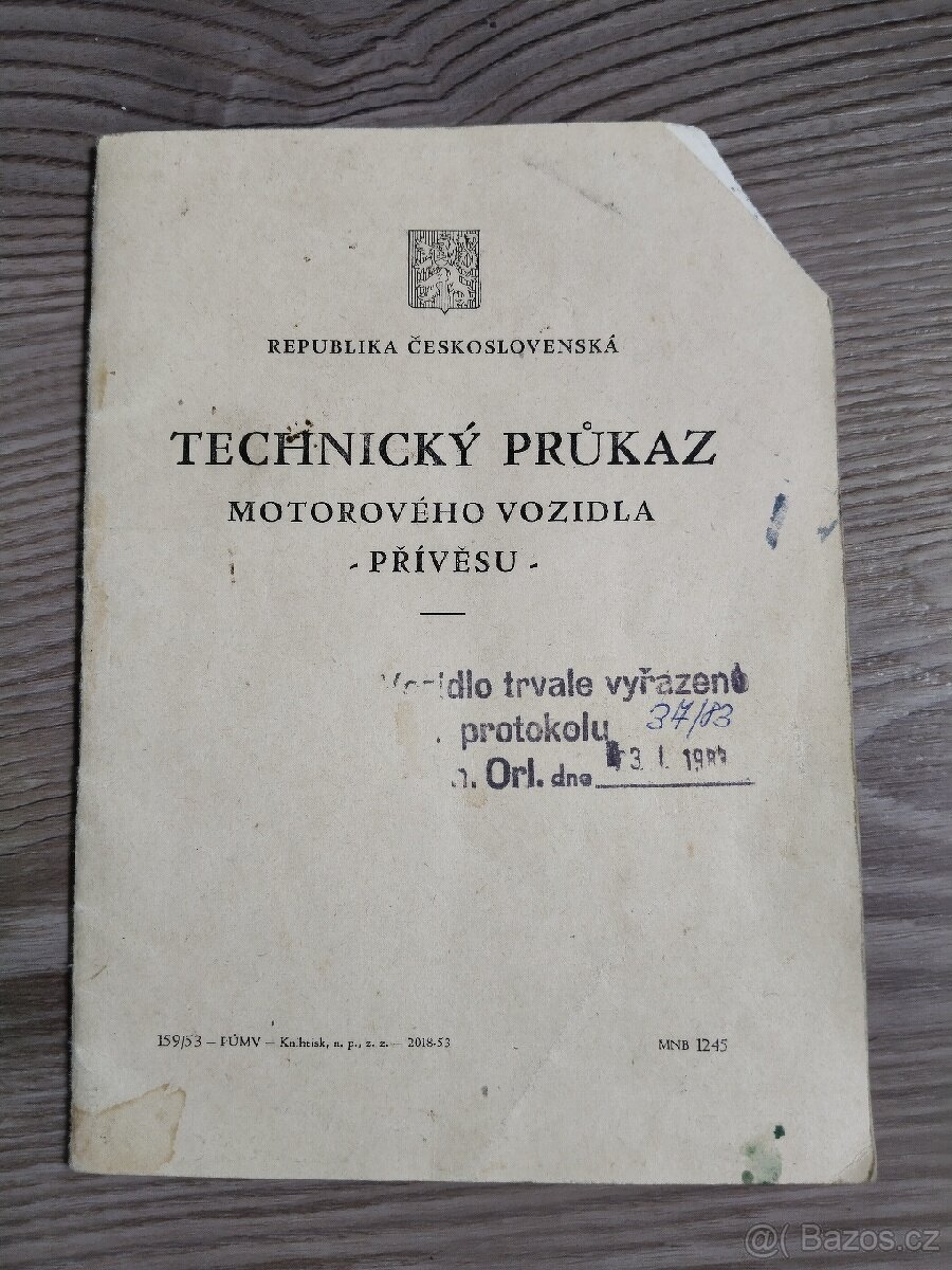 Jawa 250 pérák Zbrojovka 1949