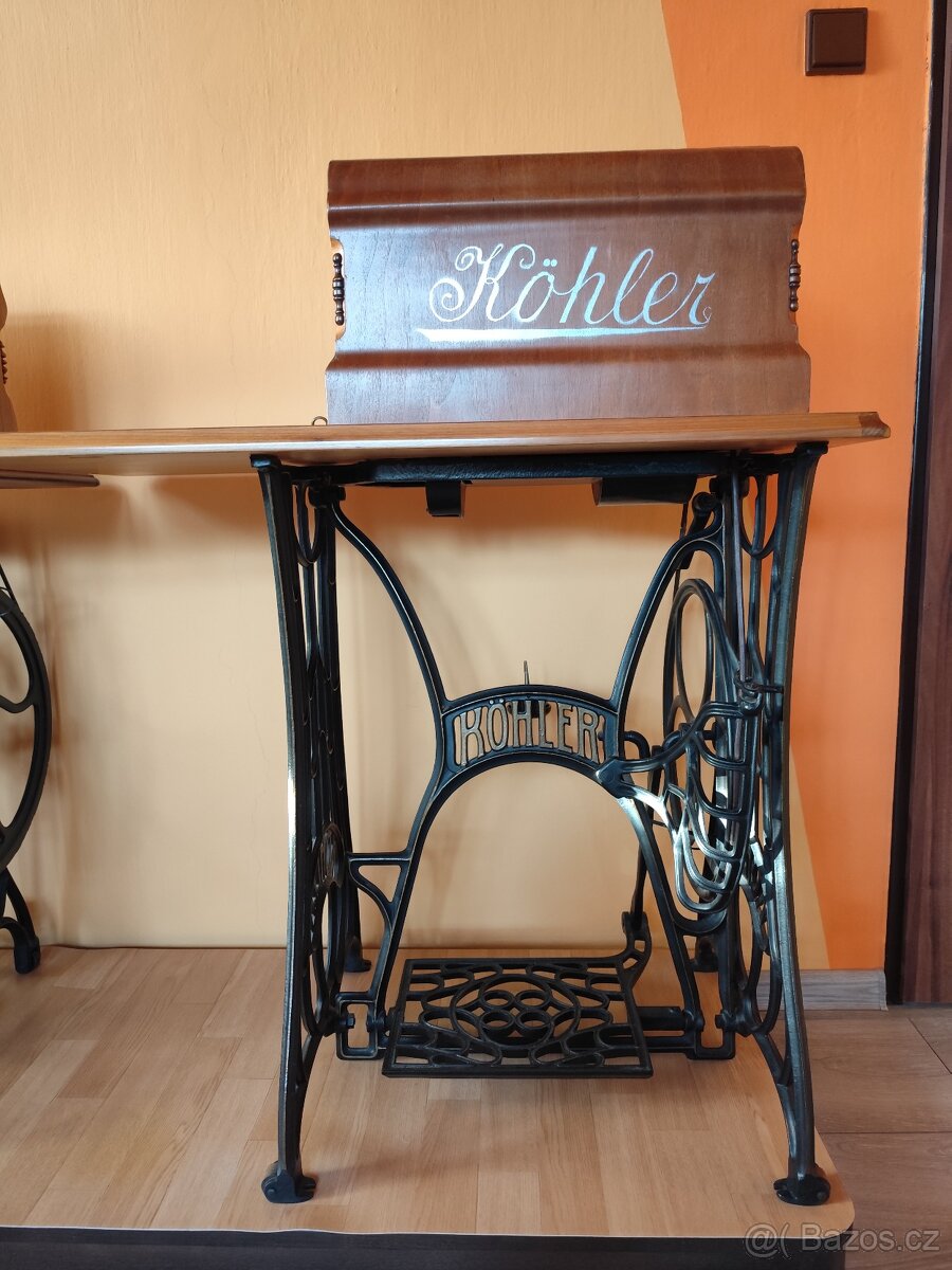 Starožitný šicí stroj Köhler
