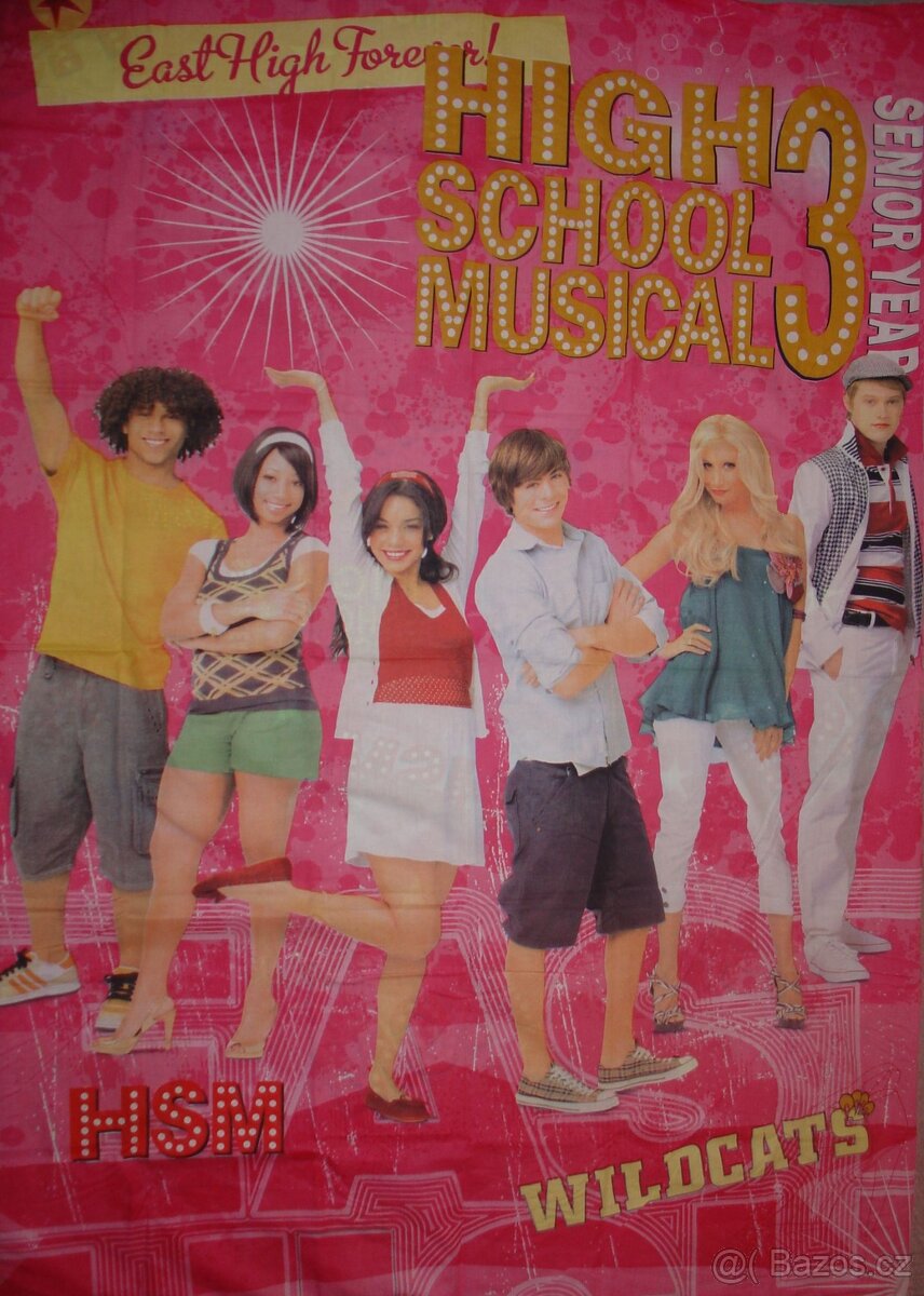 HIGH SCHOOL musical NOVÉ povlečení -2díly od disney