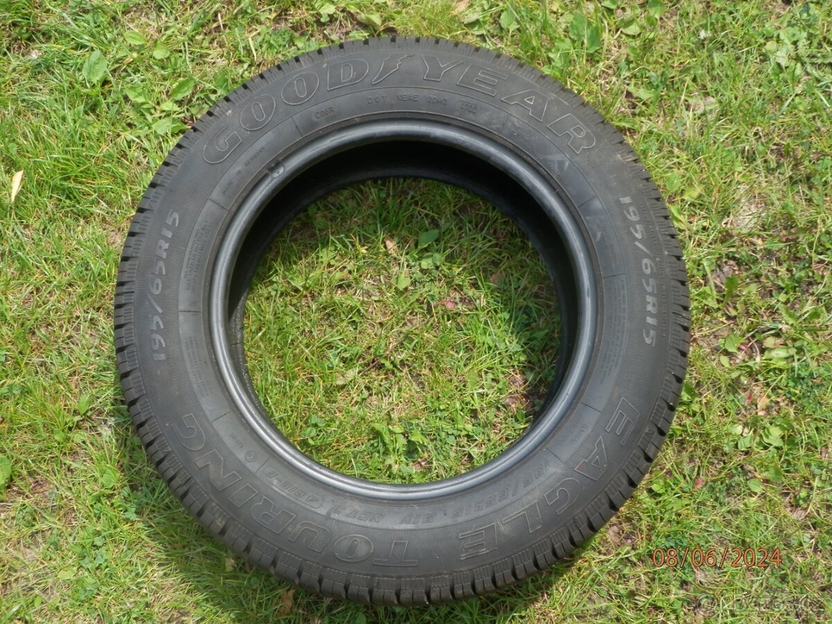 1xLetní guma GOOD YEAR EAGLE TOURING 195/65 R15 1x8,6MM