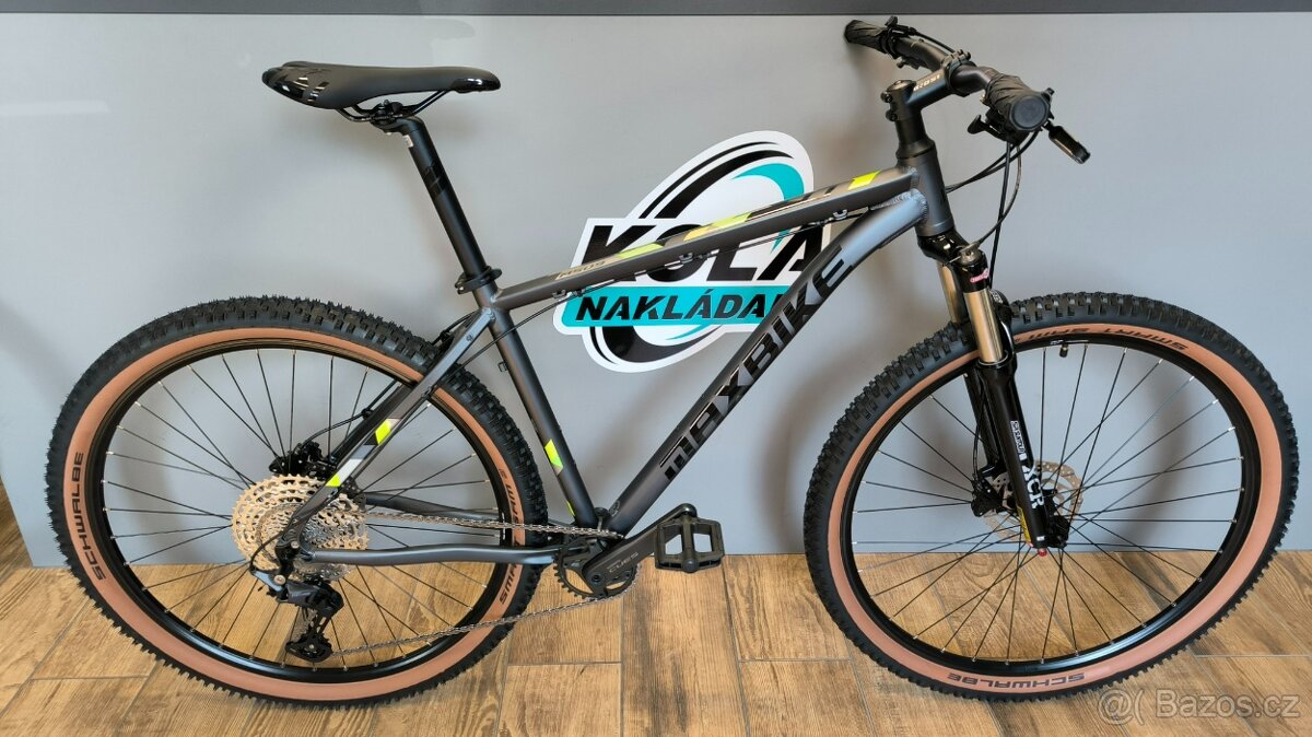 Maxbike Eleven 29 1x11 2024 šedý mat+zelená L