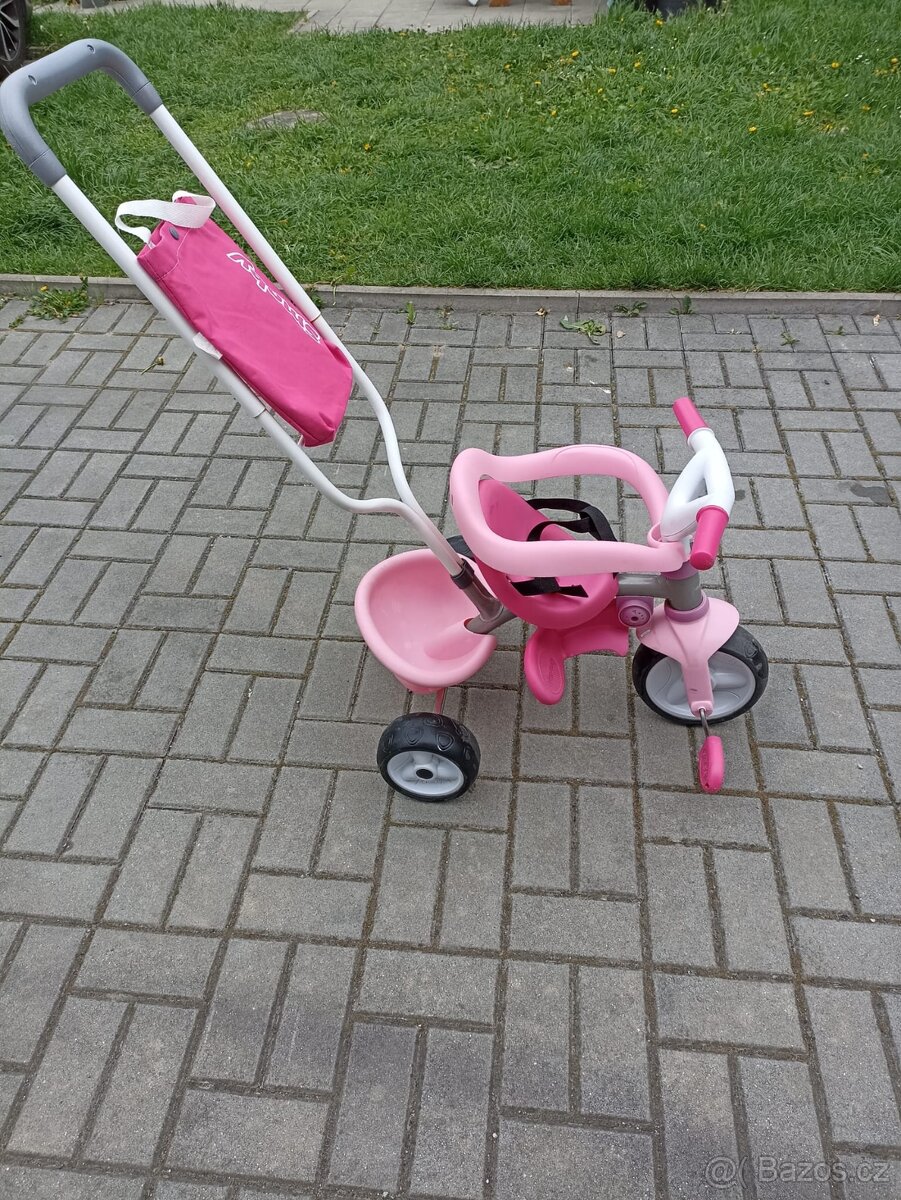 Tříkolka s vodící tyčí Snoby