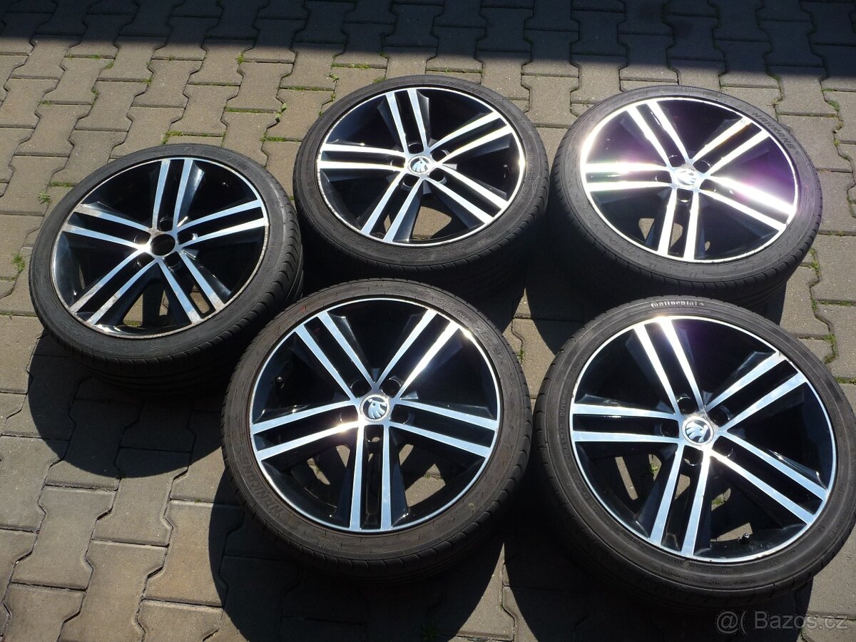 ALU KOLA 17ŠKODA RAY 5x100 ET 46 RAPID,FÁBIA II,III,ROOMSTER