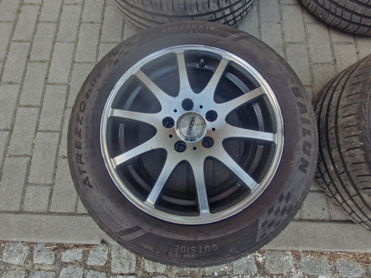 5x114,3 16" s letnimi zanovnimi pneu