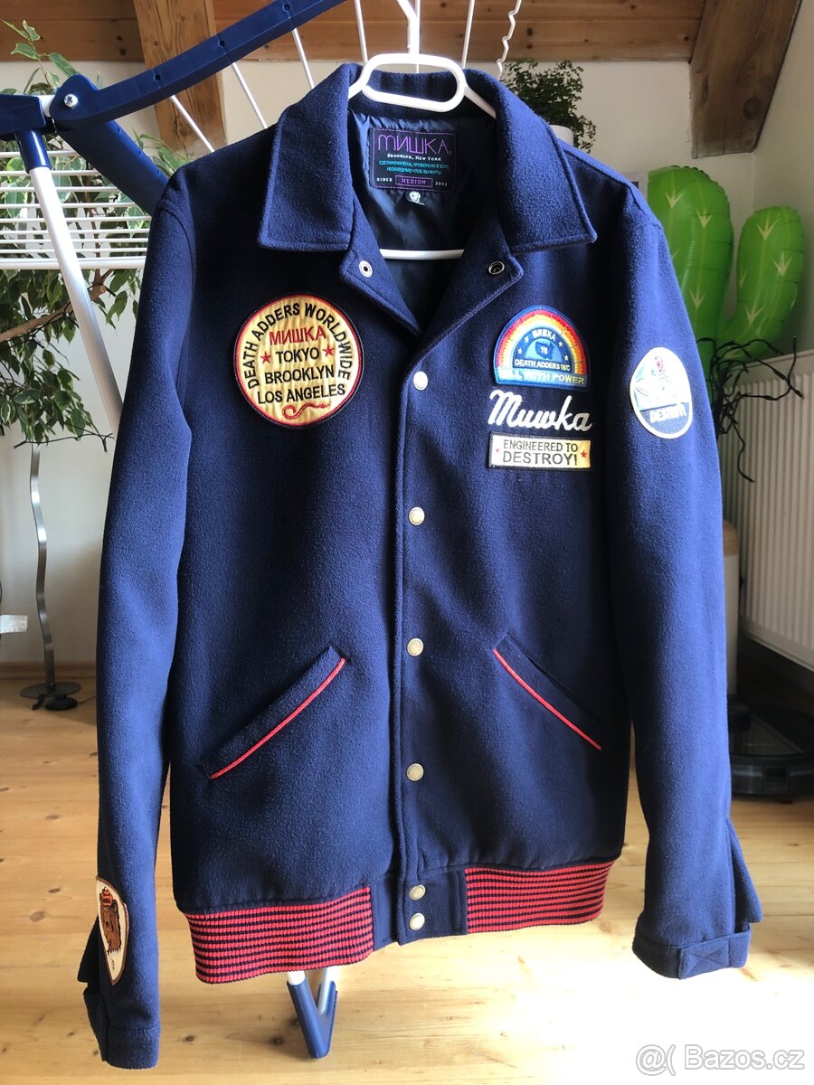 Nový, original Mishka baseball jacket, size M