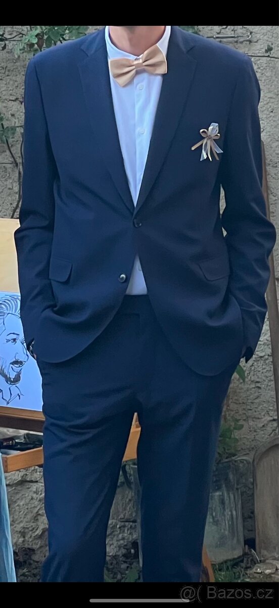 Pánský oblek Blažek Slim velikost 106