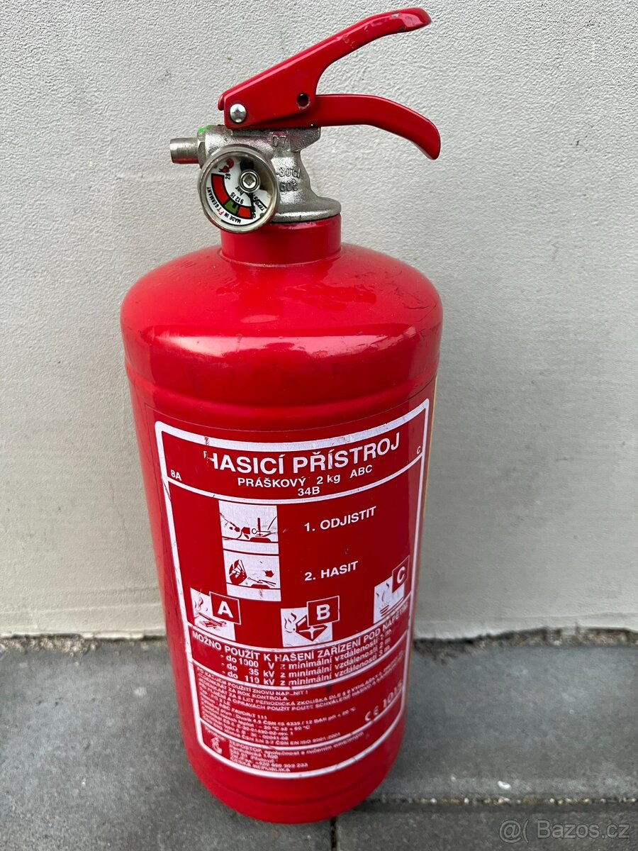 Hasící přístroj práškový 2 kg
