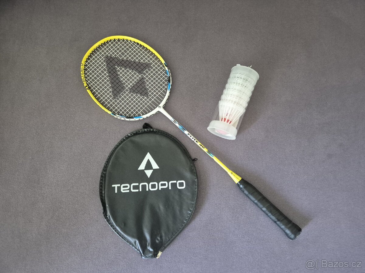 Badmintonová raketa Tecnopro Elite 40 + sada micku