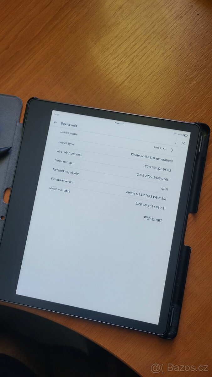 Kindle scribe gen1 16GB