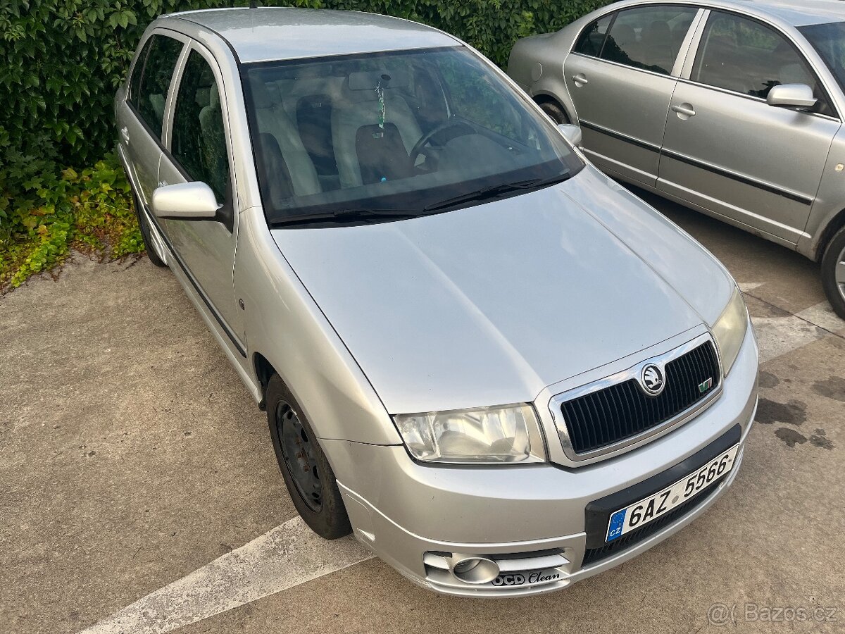 Škoda Fabia 1.4 mpi 50 kw 2002 ( RS paket )