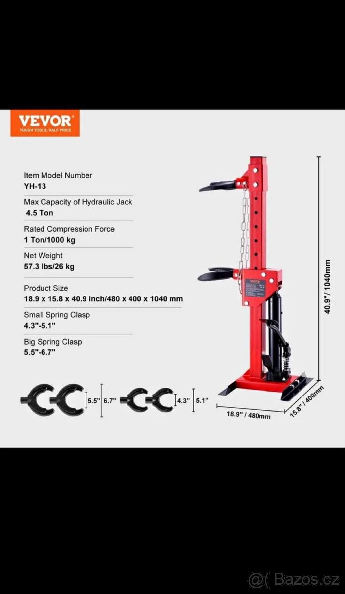 Hydraulicky stahovák pružin