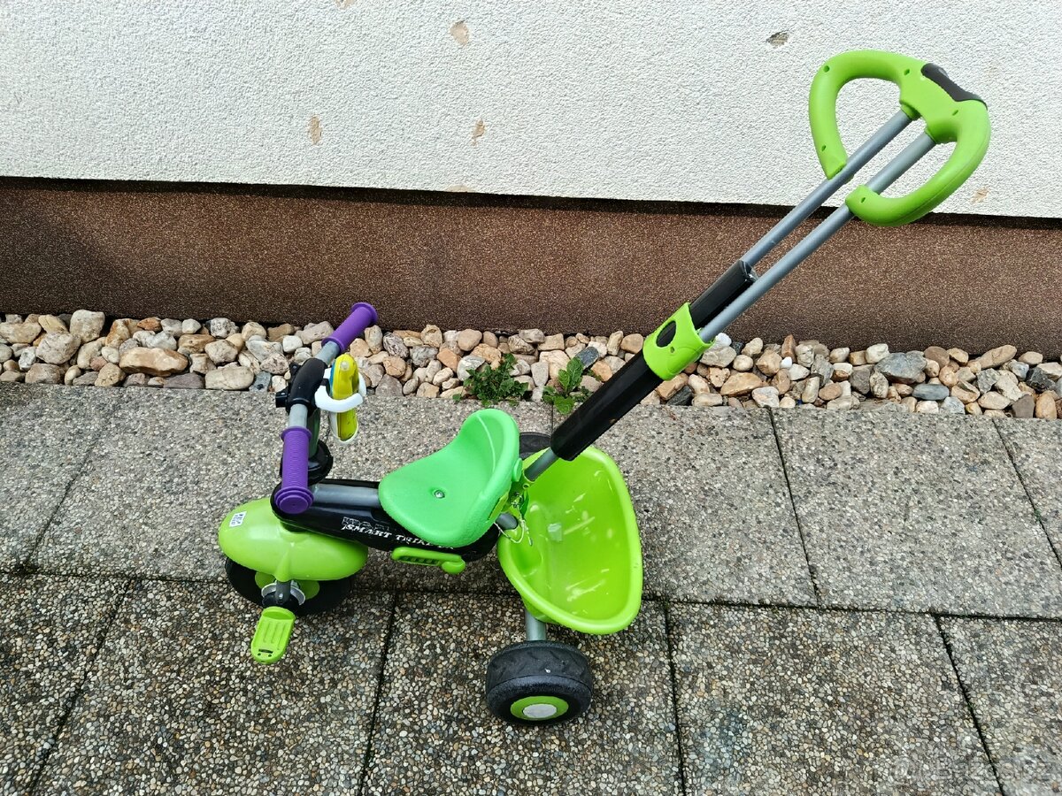 Dětské šlapadlo s rukojetí+ dárek odrážedlo