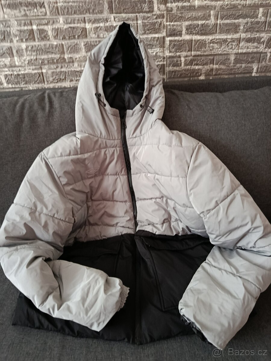 Pánská zimní bunda Umbro KOBEN s kapucí XL