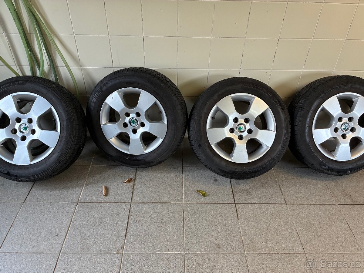 Alu kola 15" Škoda Octavia 2 5x112 mm