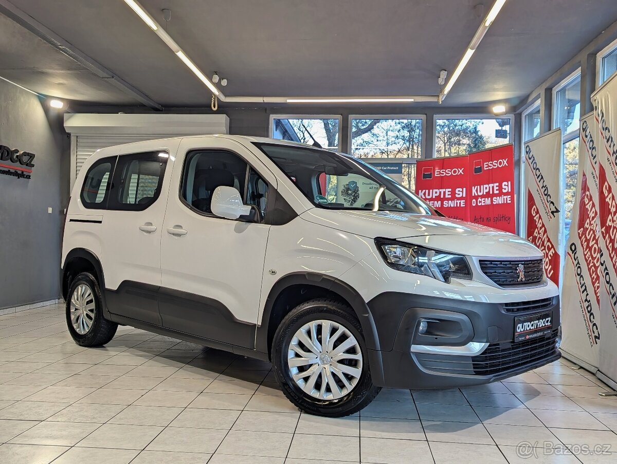Peugeot Rifter 1.5BlueHDi 96kW, TEMPOMAT, PDC, DPH