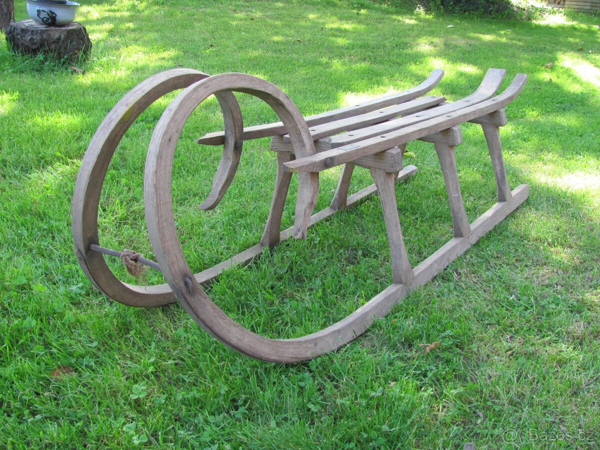 Starožitné sáňky / Vojtěch Bureš - Červ. Kostelec