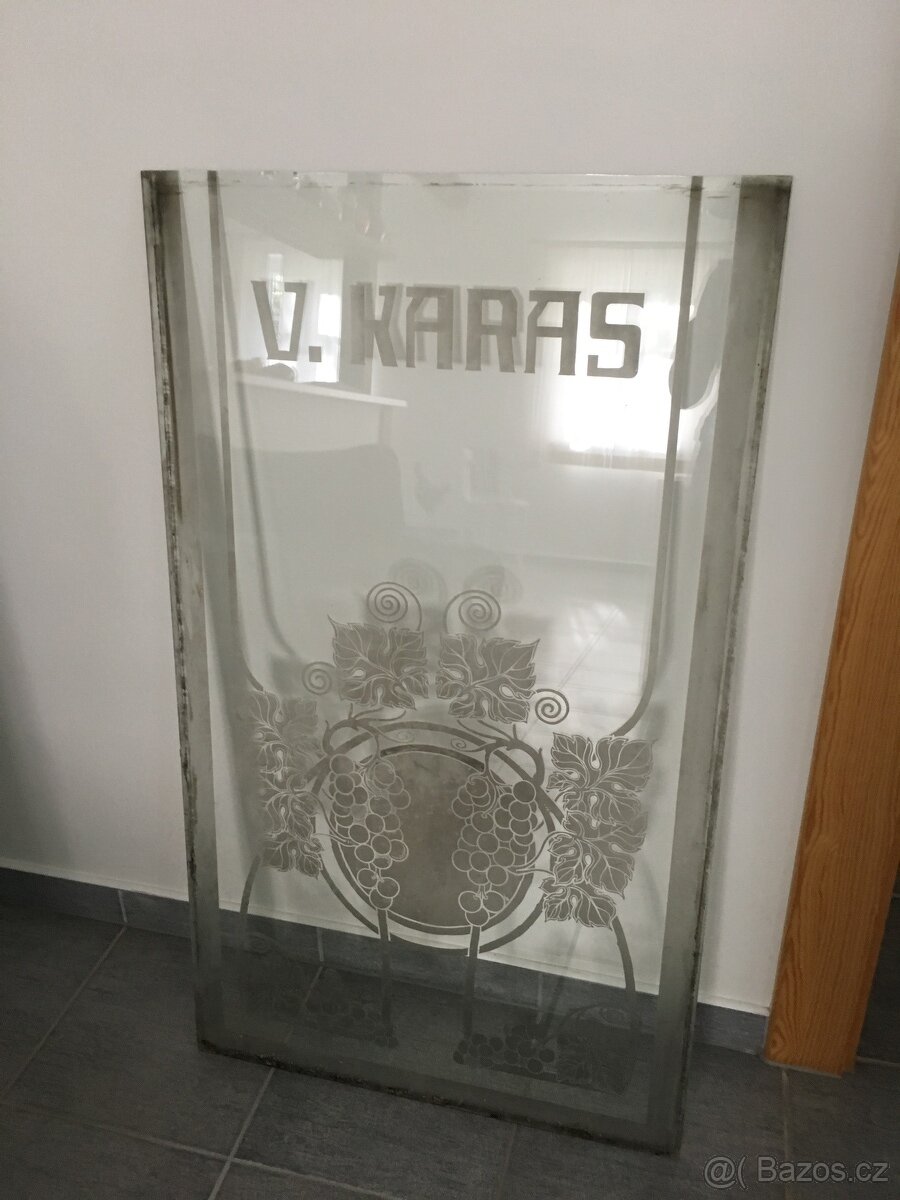 Skleněná výplň do dveří