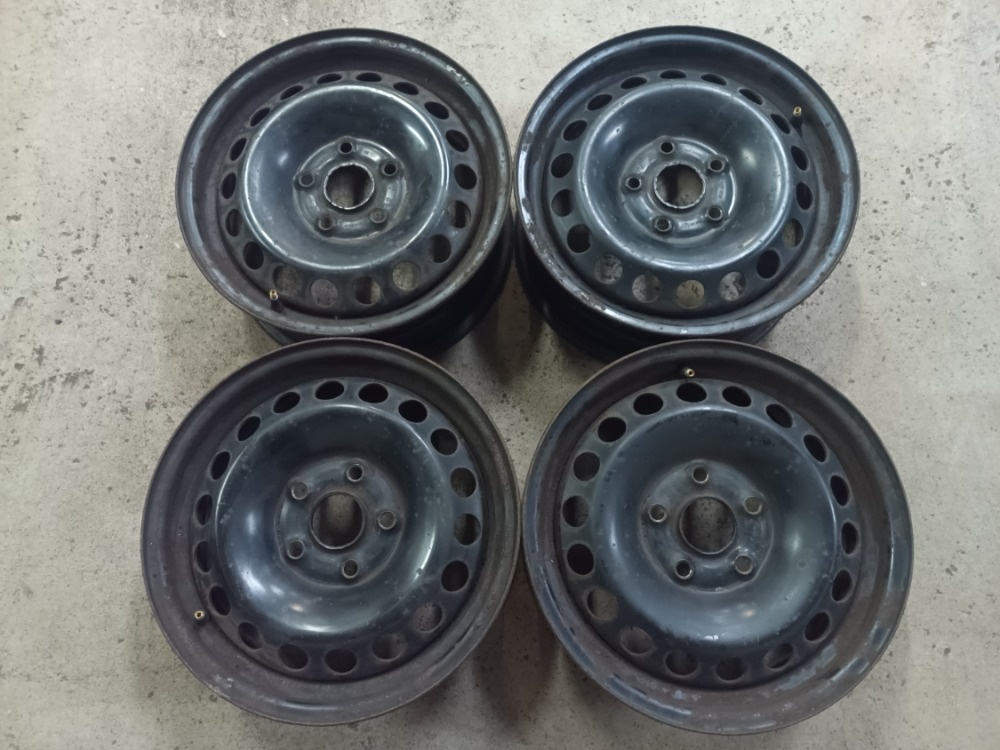 Ocelové disky VW / 6Jx15 / 5x112 / ET47 / 57,1 mm