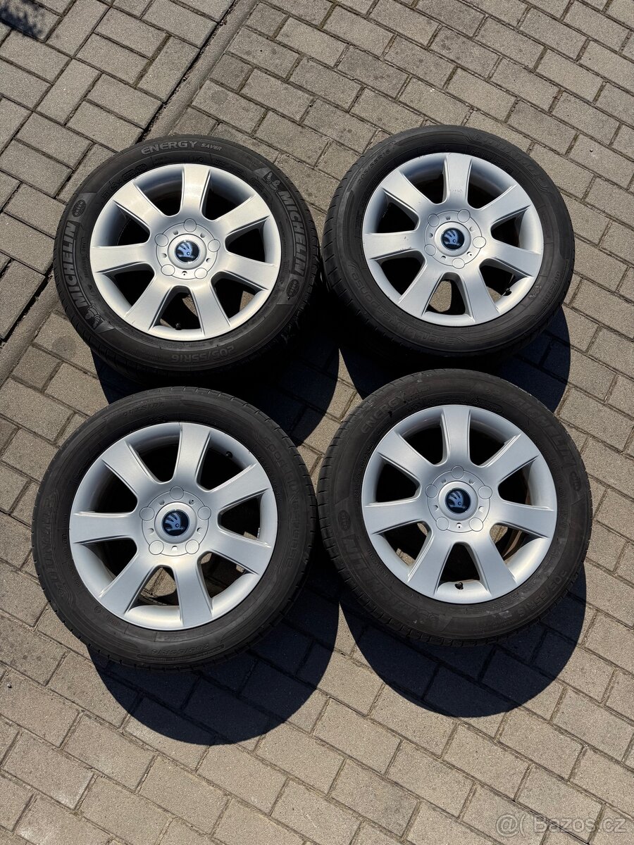 Orig. Alu kola Škoda Vw Seat R16 205/55/16