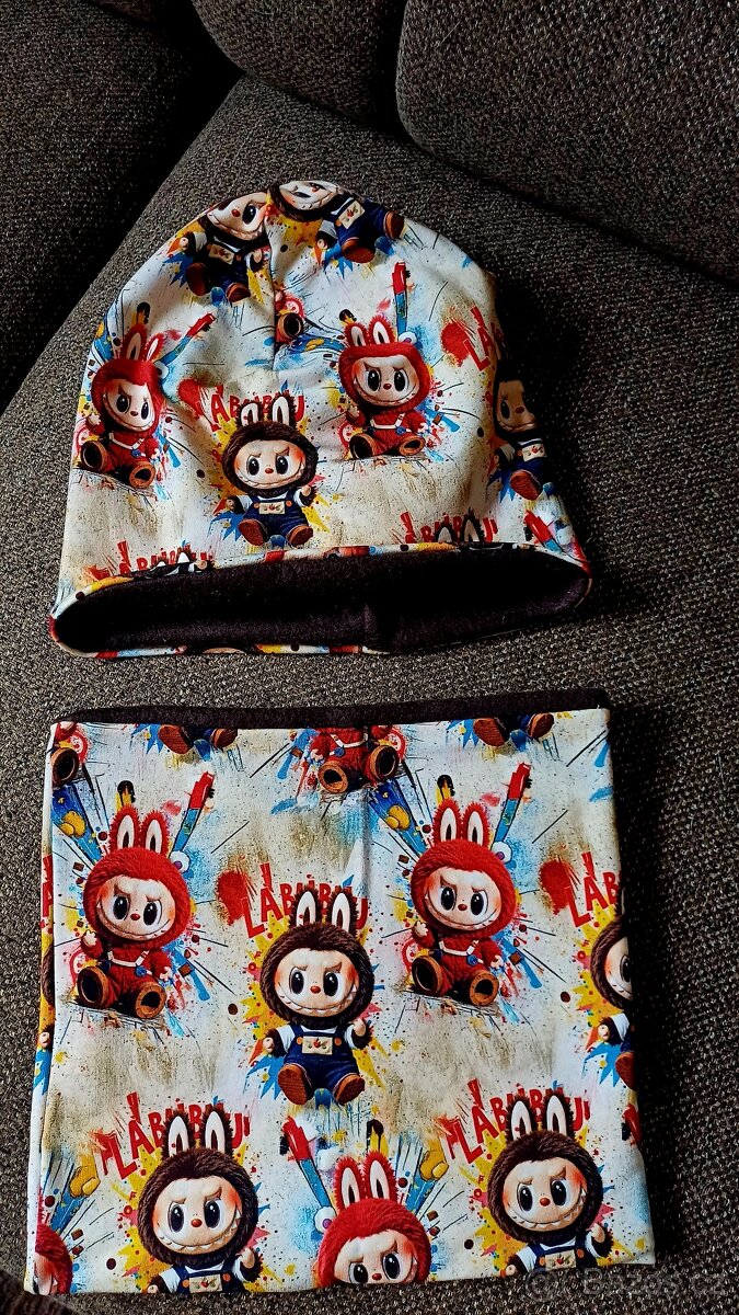 Čepice + nákrčník 3-6 let