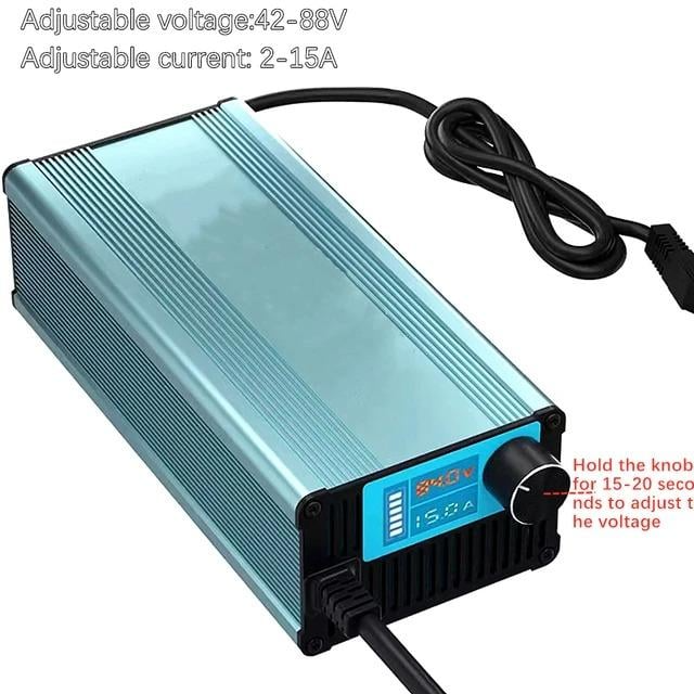 Nastavitelná nabíječka 42-88V 2-15A li-ion, lifepo4 13S 20S