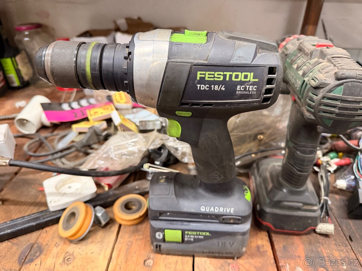 Prodám AKU Vrtačku Festool TDC 18/4 EC TEC
