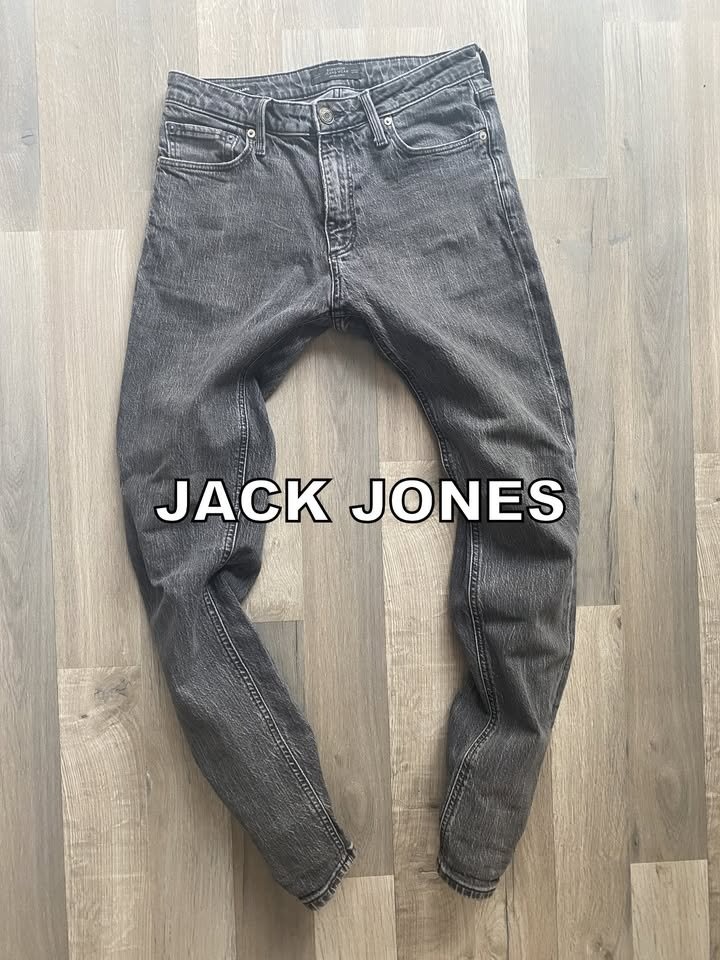 Jack&Jones šedé pánské rifle vel. 28