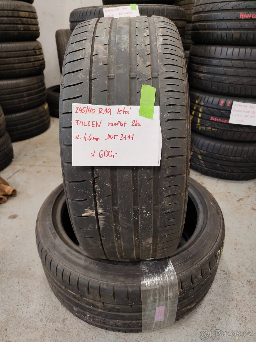 245/40 R19 letní pneumatiky Falken