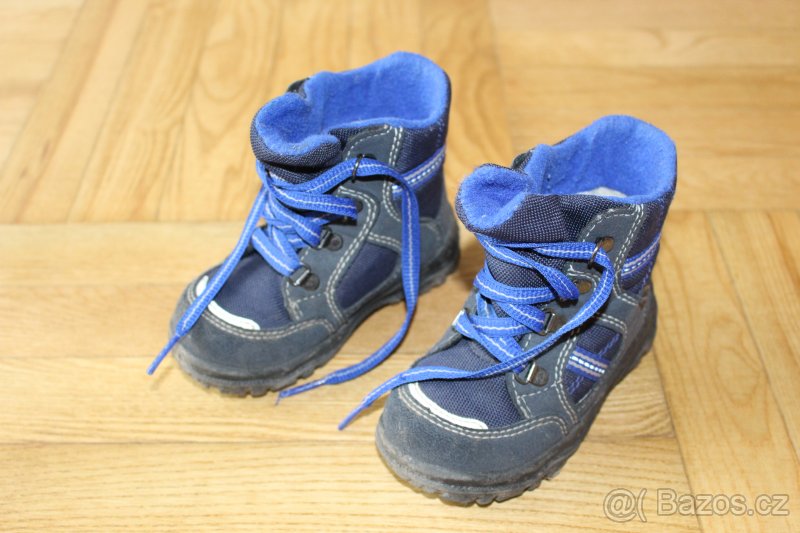 Modré zimní boty Goretex Husky 22