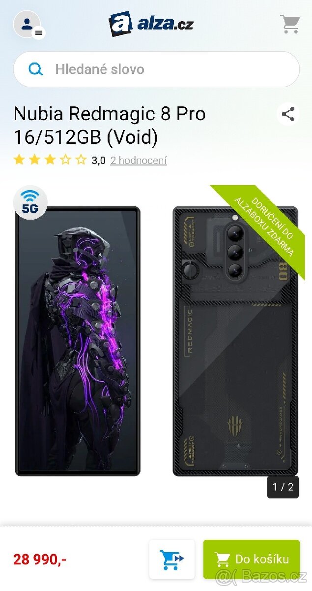 Nubia Redmagic 8 Pro 16GB/512GB VOID EDITION